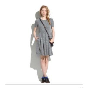 Madewell Hi-Line Gray Jersey Dress - S